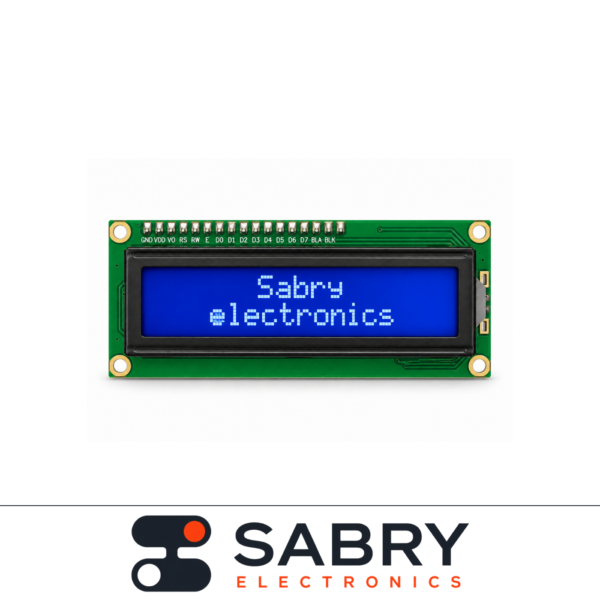 16x2 LCD Blue Display