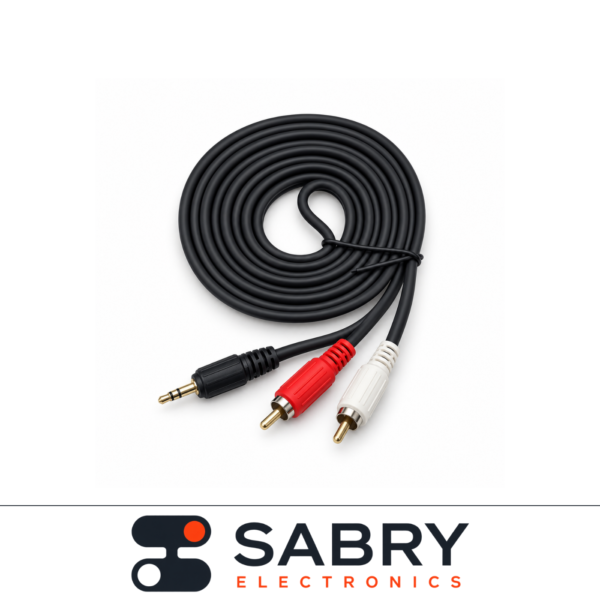 3.5mm Aux to 2 RCA Audio Cable