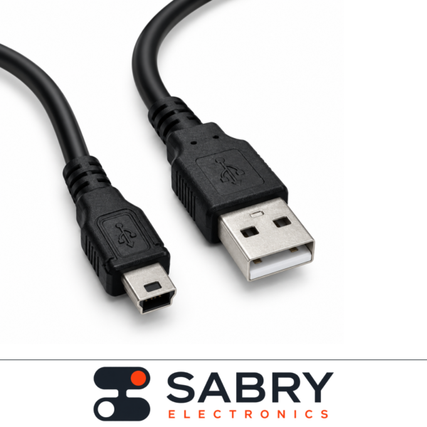 USB to Mini-B 5-Pin Data Cable