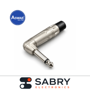 Right-Angle 6.35mm Mono Jack Connector