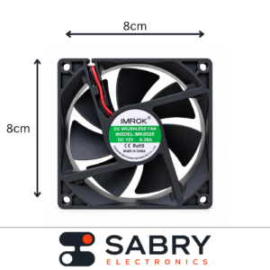 80mm 12V DC Cooling Fan