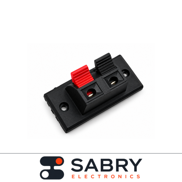 2-Position Speaker Terminal Strip