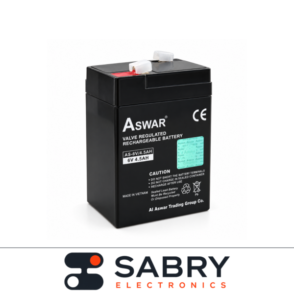 Aswar 6V 4.5Ah Lead-Acid Battery
