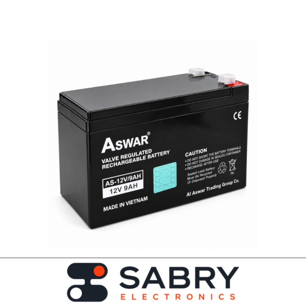 Aswar 12V 9Ah Lead-Acid Battery