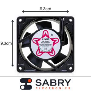 92mm 220V AC Industrial Cooling Fan