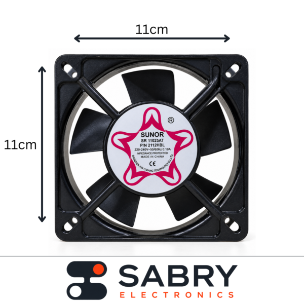 120mm 220V AC Industrial Cooling Fan